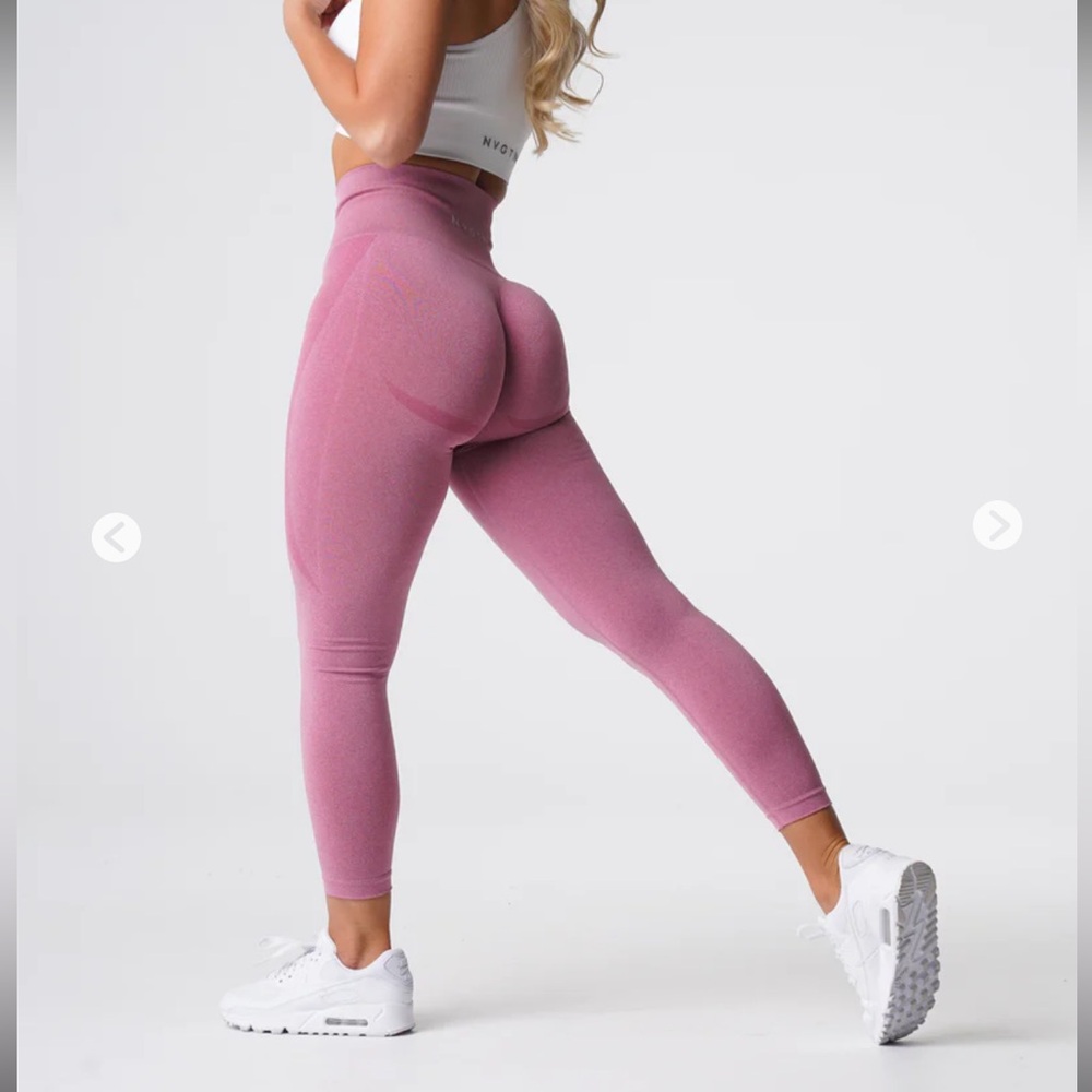 NVGTN PINK Contour Seamless Leggings